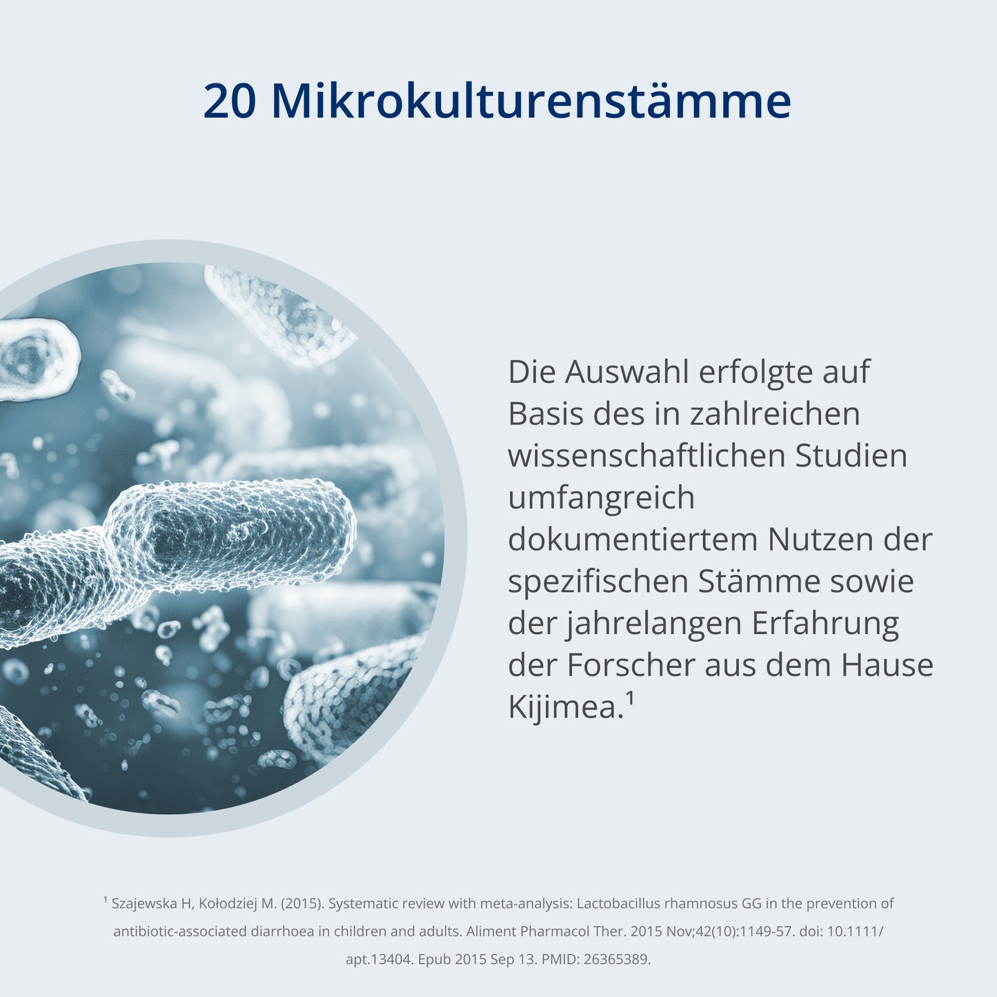 20 Mikrokulturenstämme